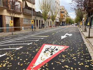 Vilanova senyalitza nous trams de carrils bici a la rambla Samà i el carrer d'Anselm Clavé
