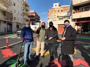 Vilanova senyalitza nous trams de carrils bici a la rambla Samà i el carrer d'Anselm Clavé