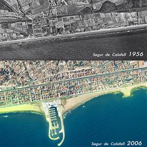 1956-2006 Zona Port de Segur de Calafell. Eix