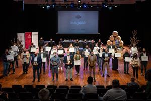 24 cellers premiats en la 55ena edició del Concurs Tastavins DO Penedès. EIX