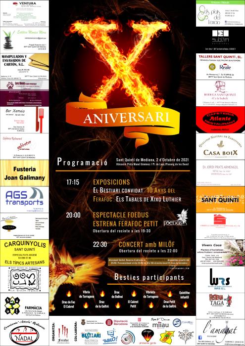10è aniversari Ferafoc i estrena Ferafoc Petit