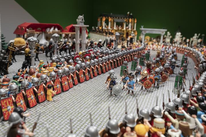 1a Mostra de col.leccionisme Playmobil i Lego a l'Arboç