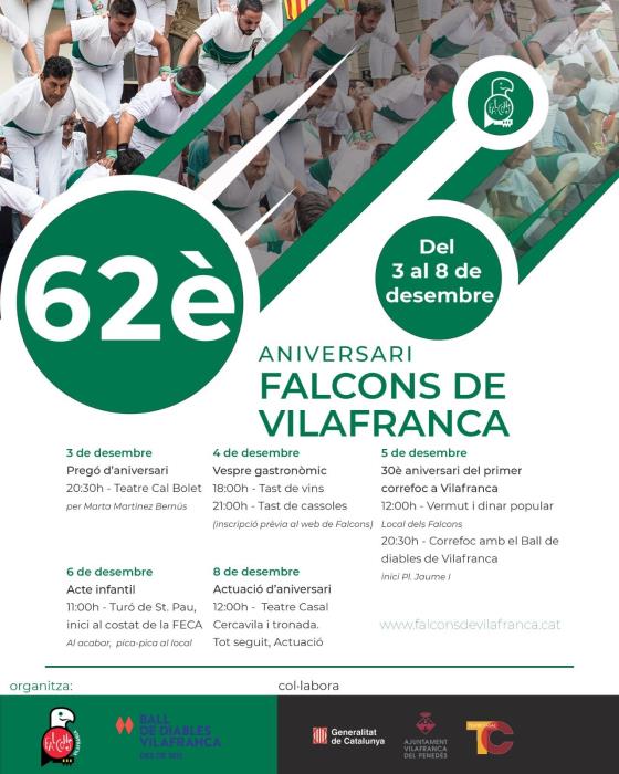 62è aniversari dels Falcons de Vilafranca