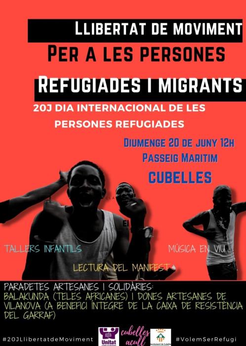 Acte comarcal pel Dia mundial de les persones refugiades a Cubelles