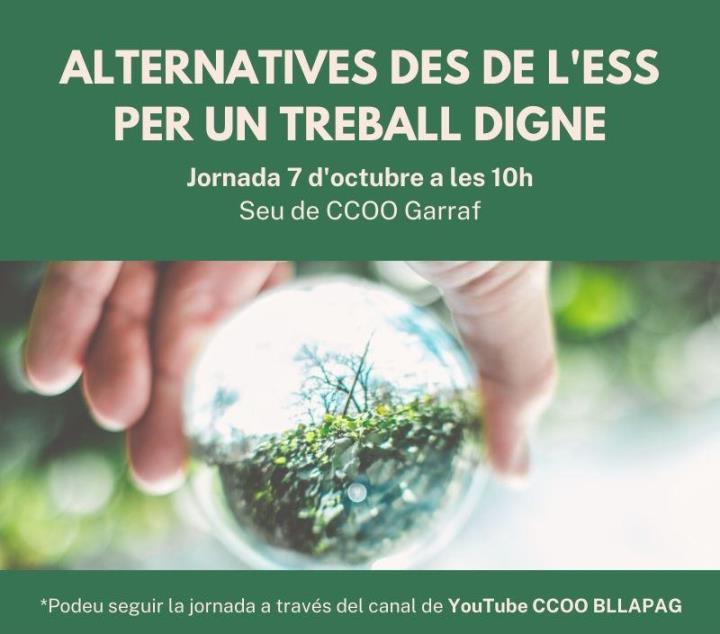 Alternatives des de l’Economia Social i Solidària per un treball digne