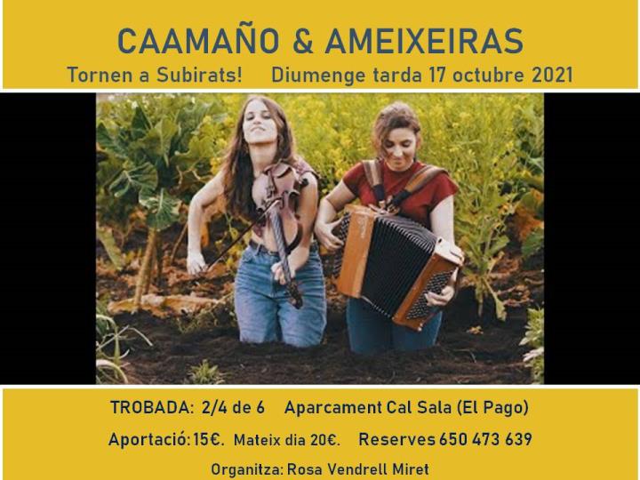 Caamaño & Ameixeir a les vinyes de Subirats
