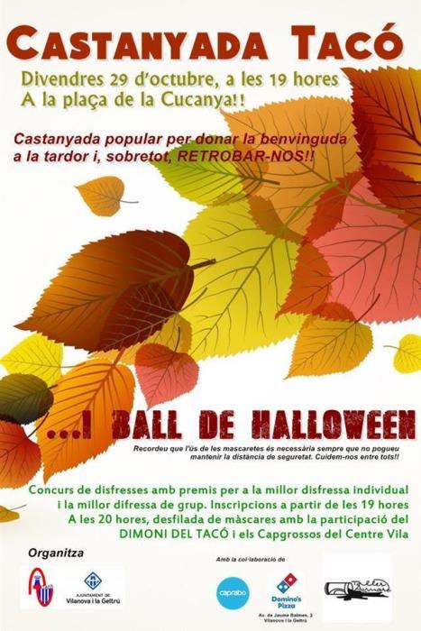 Castanyada a la plaça de la Cucanya