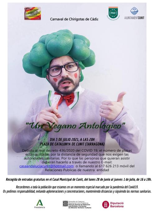 Chirigotas de Cádiz presenten “Un Vegano Antològico”