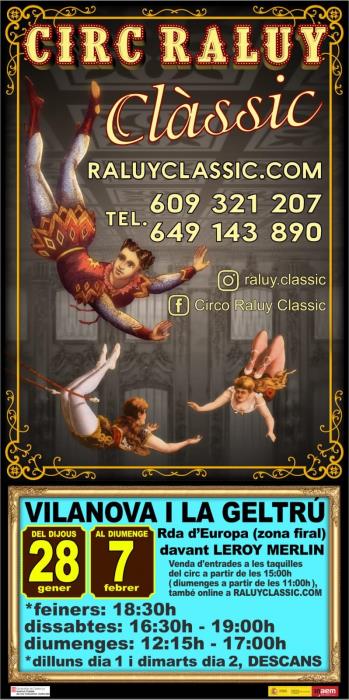 Circ Raluy Classic arriba a Vilanova i la Geltrú