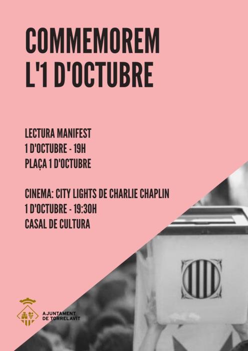 Commemoració 1 d'octubre a Torrelavit