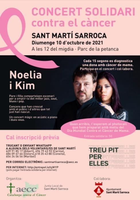 Concert solidari contra el càncer a Sant Martí Sarroca