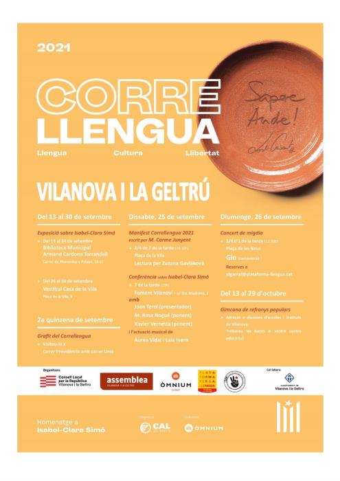 Correllengua 2021 a Vilanova i la Geltrú