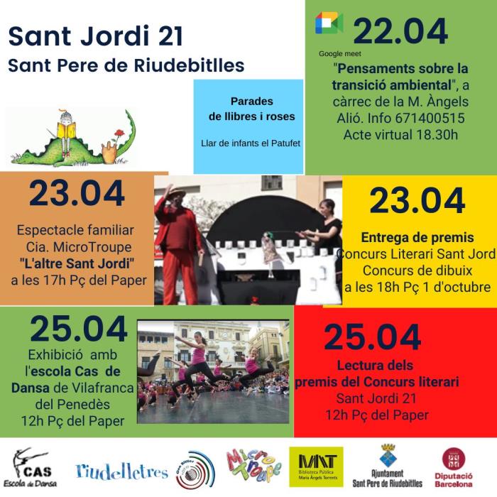 Diada de Sant Jordi a Sant Pere de Riudebitlles