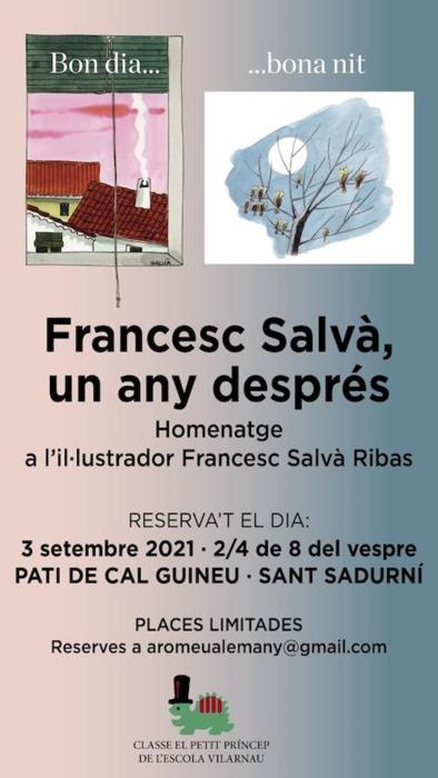 Francesc Salvà, un any després