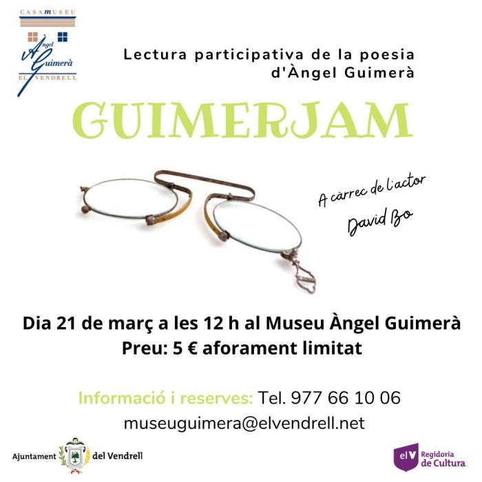 GuimerJam, a càrrec de l’actor David Bo