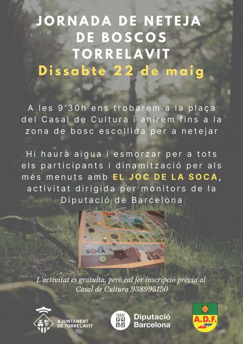 Jornada de neteja de boscos a Torrelavit