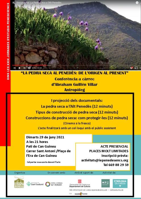 La pedra seca al Penedès: De l'origen al present