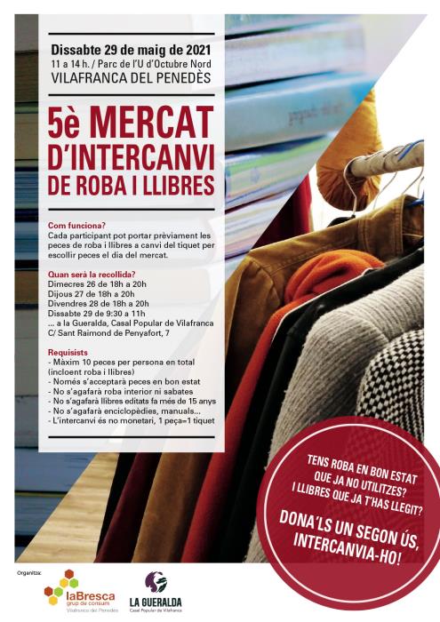 Mercat d'intercanvi de roba i llibres