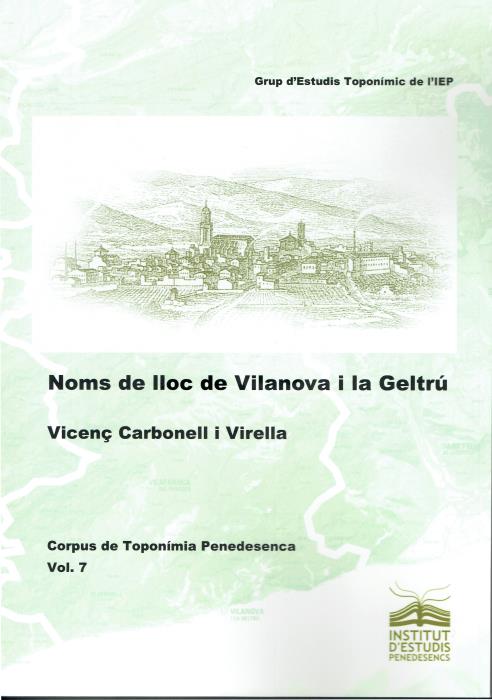 Presentació del llibre Noms de lloc de Vilanova i la Geltrú