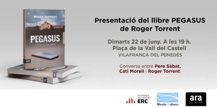 Presentació del llibre Pegasus de Roger Torrent