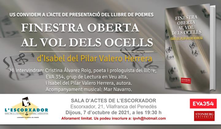 Presentació del poemari Finestra oberta al vol dels ocells