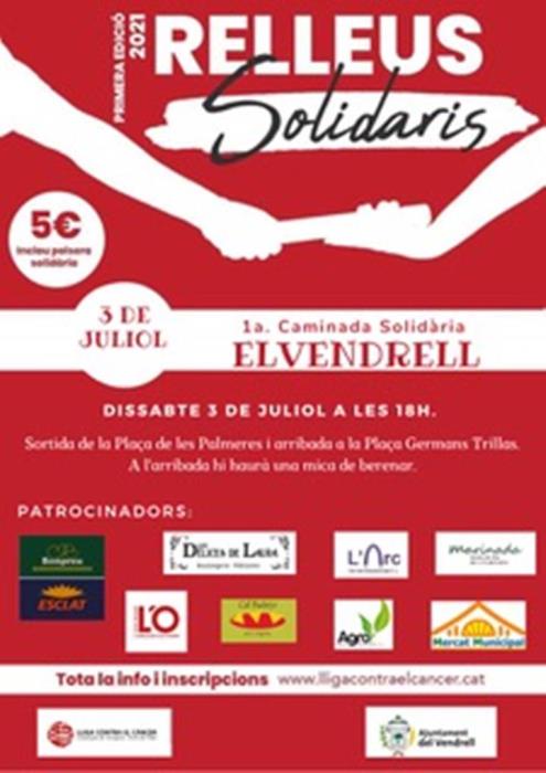 Relleus solidaris en benefici de la lluitar contra el càncer