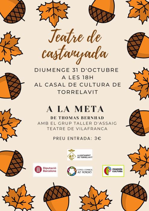 Teatre de castanyada a Torrelavit 