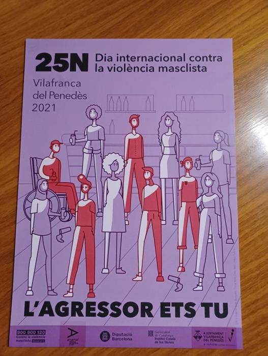 Vilafranca commemora el 25N-Dia internacional contra la violència masclista