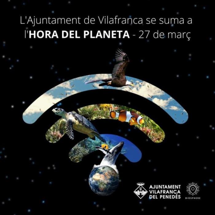 Vilafranca se suma a la iniciativa “L’Hora del Planeta”