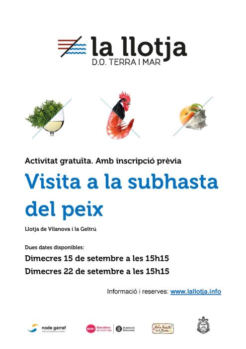 Visites guiades a la subhasta de peix i al mercat de Vilanova