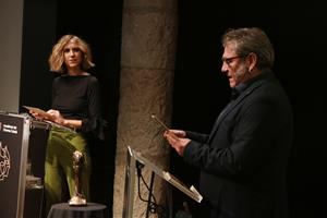 Aina Clotet i Sergi López han llegit els noms dels nominats als premis Gaudí. ACN