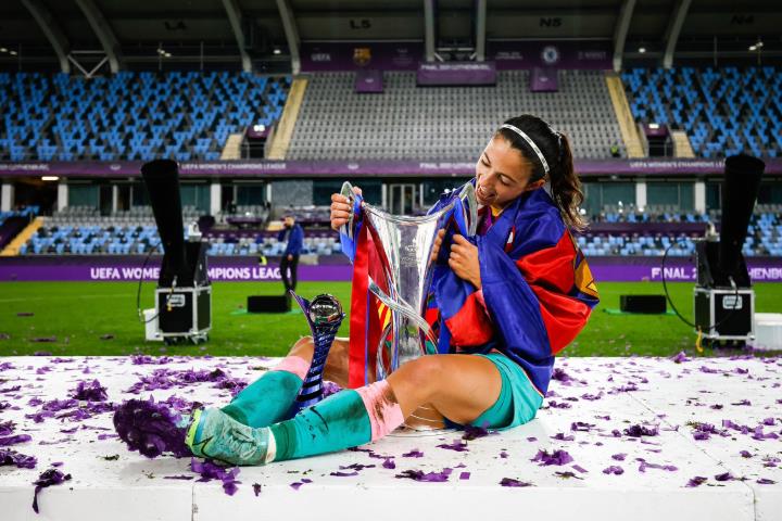 Aitana Bonmatí, la ribetana que ha estat escollida millor jugadora de la final de la Champions. EIX