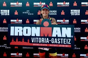 Alessia Bertolino, pòdium en l'Ironman de Vitòria-Gasteiz. Eix