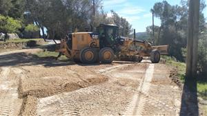 Arrangen el Camí del Pinar de Canyelles per garantir la mobilitat del veïnat. Ajuntament de Canyelles