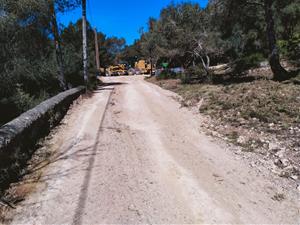 Arrangen el Camí del Pinar de Canyelles per garantir la mobilitat del veïnat