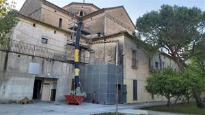 Avancen els treballs de sanejament i reparació de la coberta dels Josepets, a Vilanova