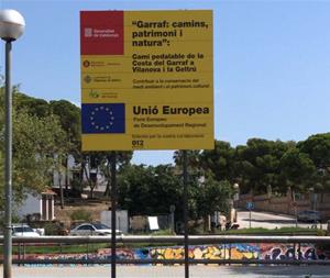 Avancen les obres del Camí Pedalable de la costa del Garraf