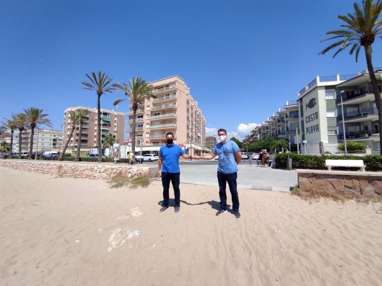 Calafell i Cunit unifiquen la normativa de circulació de bicicletes pels seus passeigs marítims. Ajuntament de Calafell