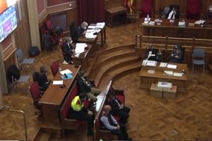 Captura d'imatge del judici a l'assassí confés d'una nena de 13 anys a Vilanova i la Geltrú. ACN