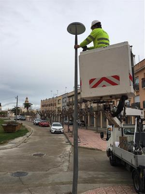 Castellví de la Marca substitueix tot l’enllumenat públic del municipi a LED. Ajt Castellví de la Marca