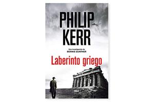 Coberta de 'Laberinto Griego' de Philip Kerr. Eix