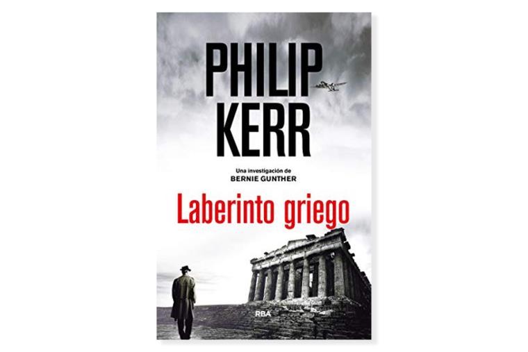 Coberta de 'Laberinto Griego' de Philip Kerr. Eix