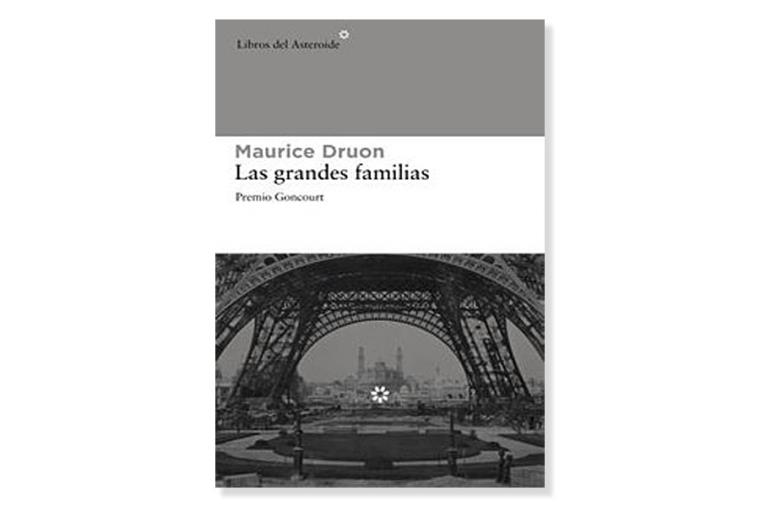 Coberta de 'Las grandes familias' de Maurice Druon.. Eix