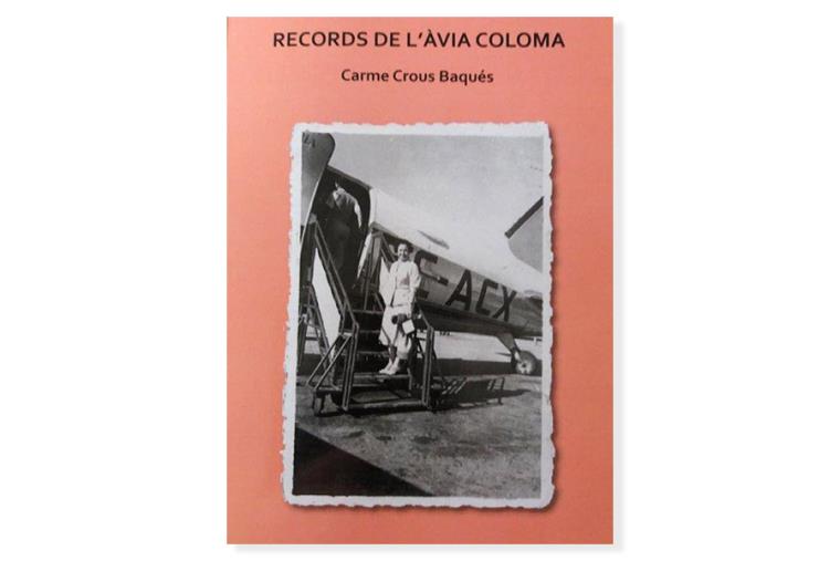 Coberta de '“Records de l’àvia Coloma” de Carme Crous. Eix