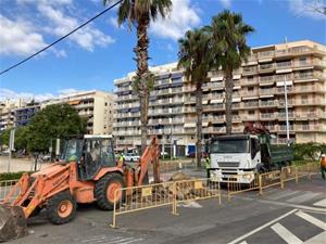 Comença la reforma del pas sota via del carrer de Josep Coroleu i de la rotonda del Port de Vilanova. Ajuntament de Vilanova