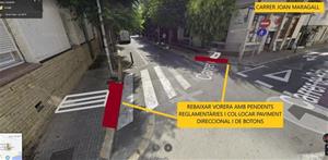 Comencen les obres als passos de vianants del carrer de Joan Maragall de Sitges. Ajuntament de Sitges
