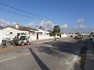 Comencen les obres d’adequació del carril bici a l’avinguda Montseny de Sant Pere de Ribes