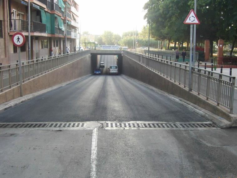 Comencen les obres de reforma del pas sota via del carrer de Josep Coroleu de Vilanova. Ajuntament de Vilanova