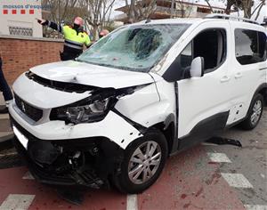 Detingut després d'una persecució en què conduïa de manera temerària per la C-32 i provocar un accident. Mossos d'Esquadra