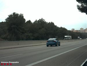 Detingut un conductor per circular a 256 quilòmetres per hora per l'autopista AP-7 a Tarragona. Mossos d'Esquadra